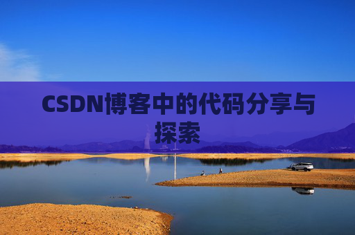 CSDN博客中的代码分享与探索